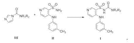 Method for preparing torasemide and derivative thereof