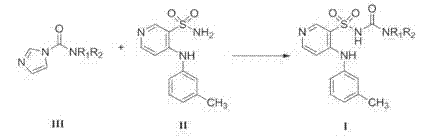 Method for preparing torasemide and derivative thereof