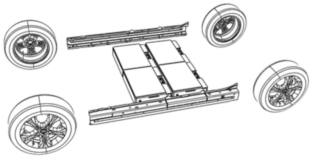 A single box battery, battery arrangement device and electric vehicle