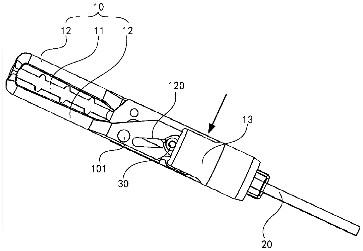 Three-arm clamp