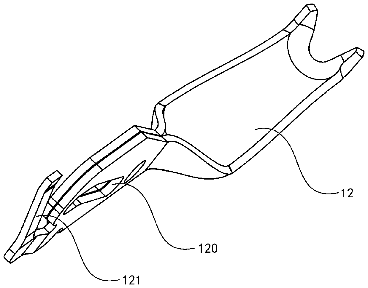 Three-arm clamp