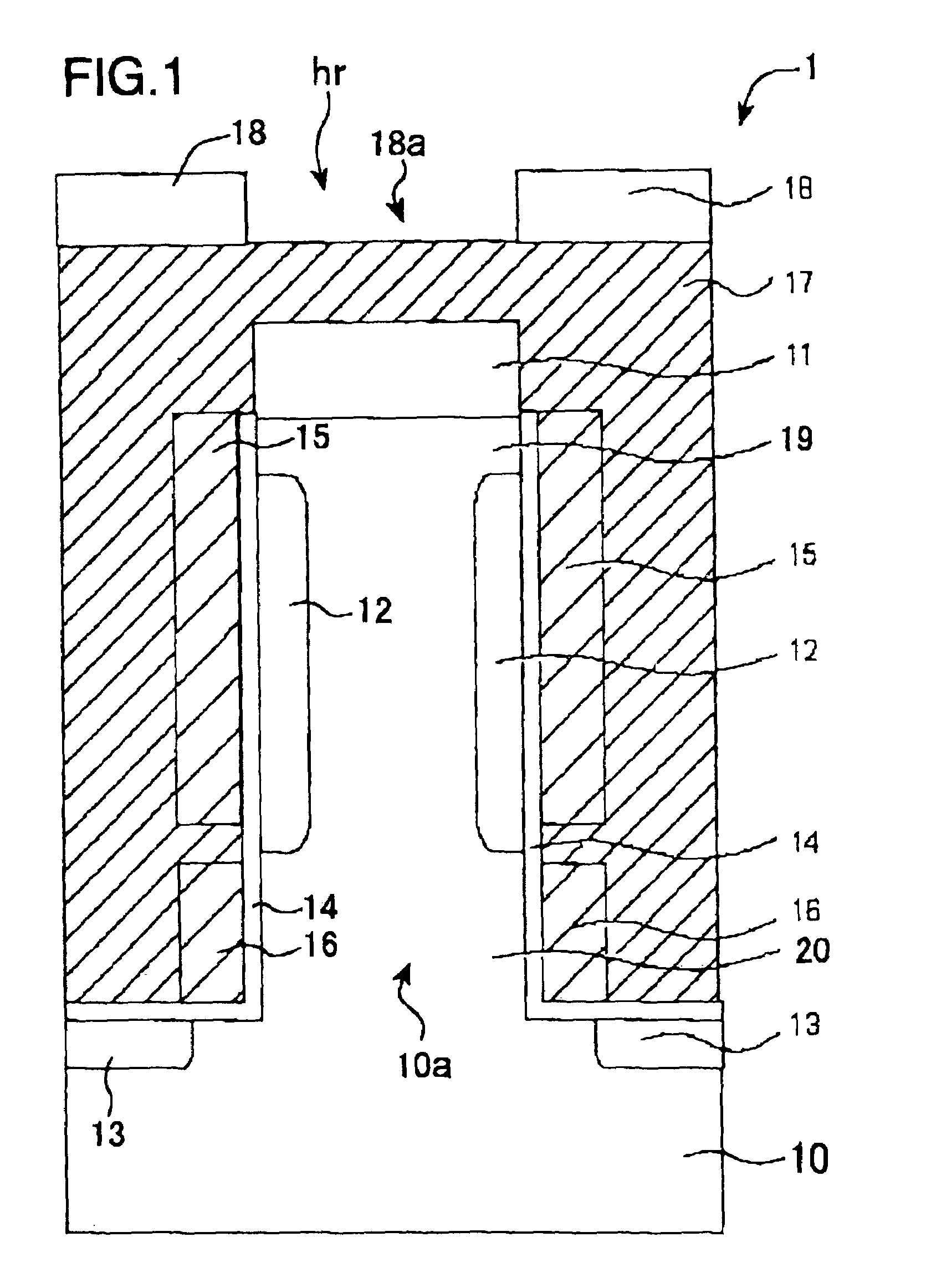 Solid-state image taking apparatus with photoelectric converting and vertical charge transferring sections and method for fabricating the same