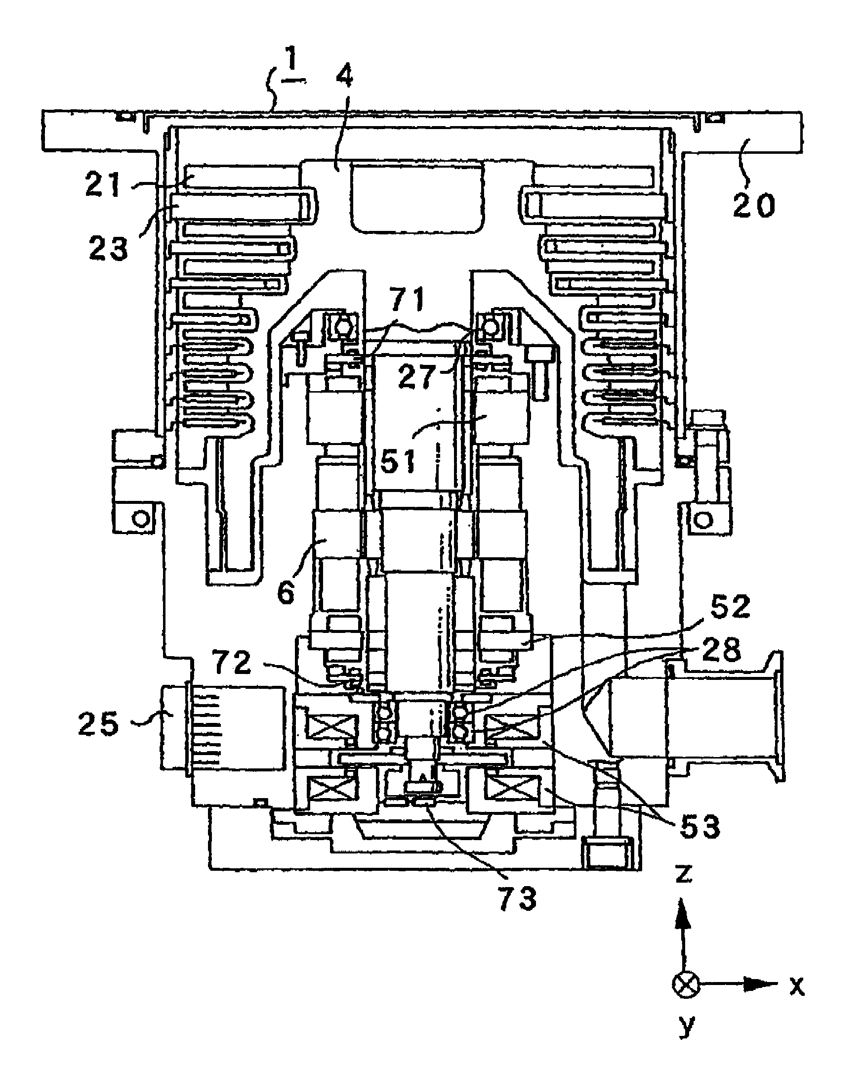 Magnetic bearing system