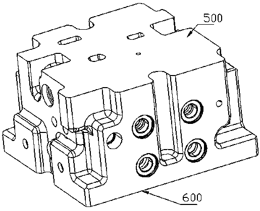 Casting method of hydraulic valve casting