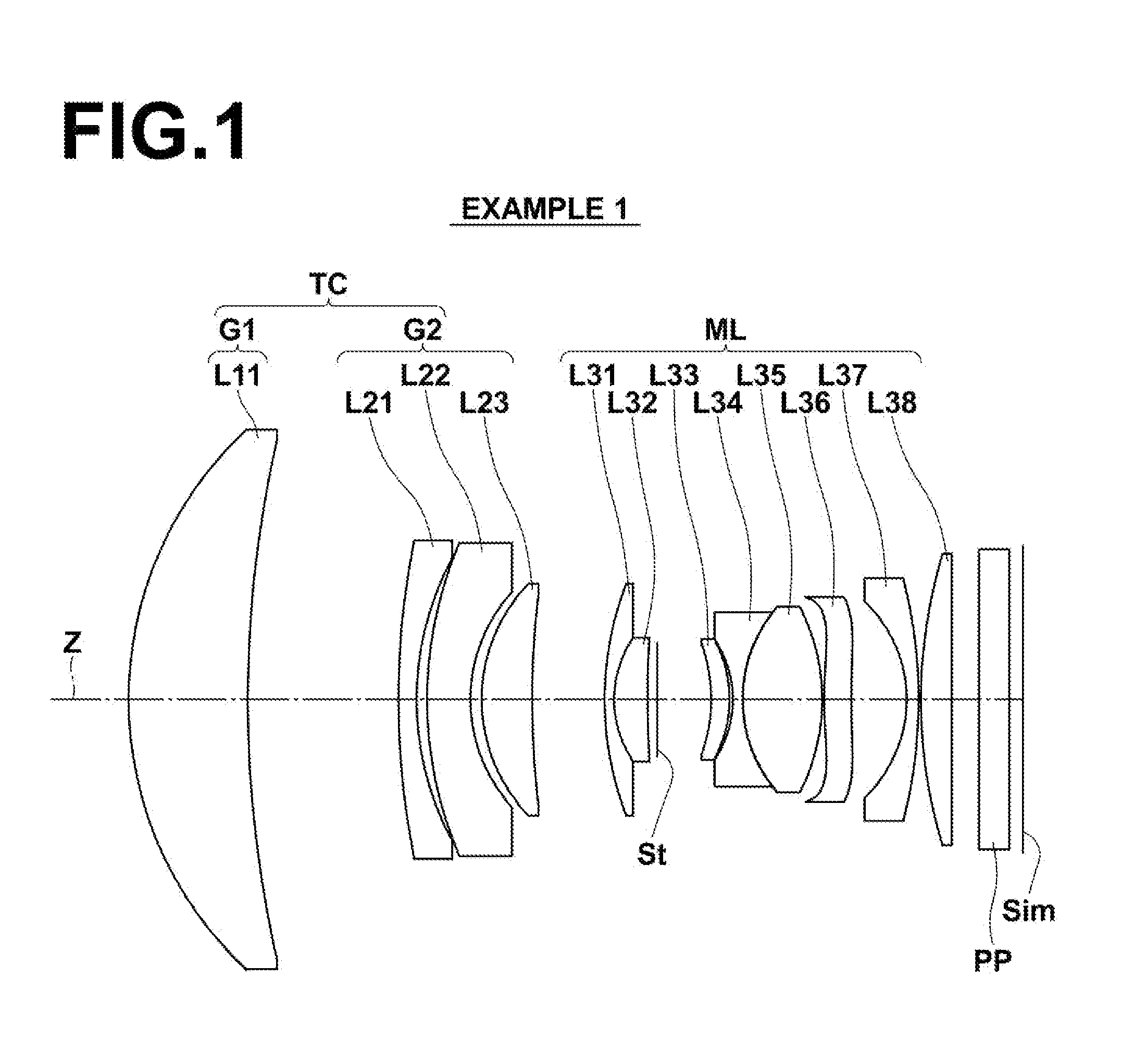 Teleconverter lens and imaging apparatus