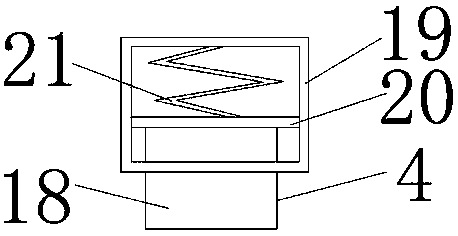 Die plate drilling machine facilitating to realize dust removal