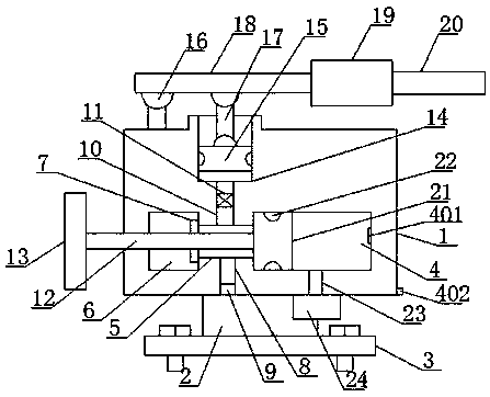 Gas type drawing machine for metallic rod