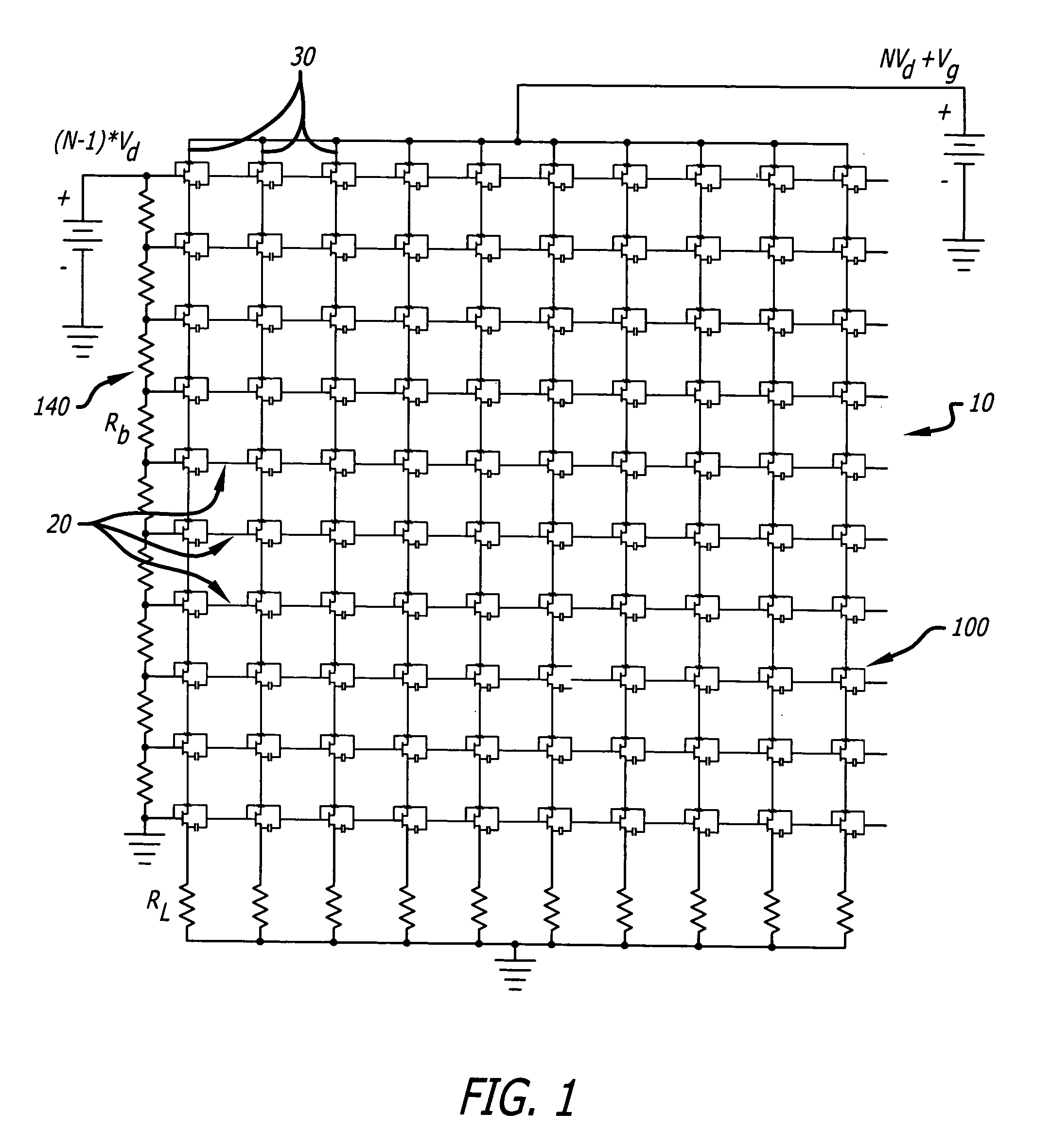 Series fed amplified antenna reflect array