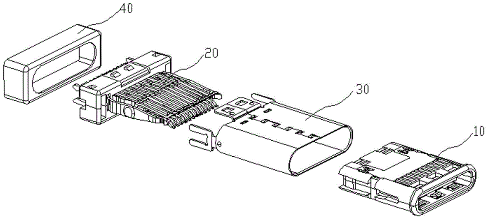 Novel USB (universal serial bus) connector