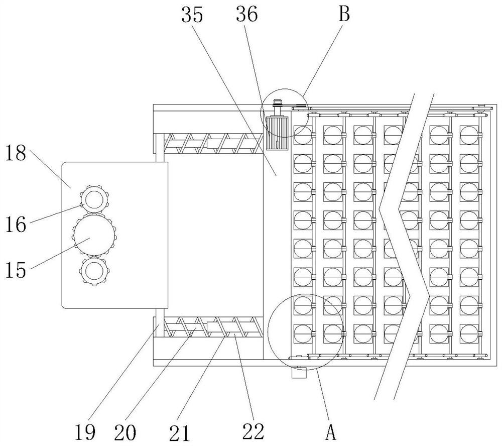 A multi-stage automatic sorting vibrating screen for kitchen waste with adjustable inner diameter