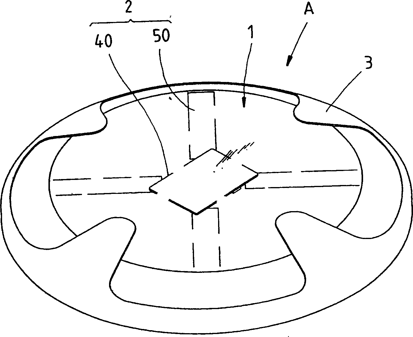 Luminescent flying disc