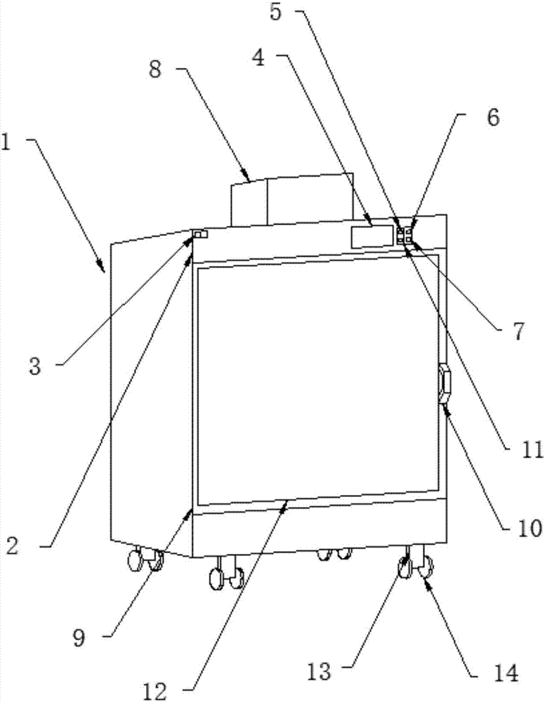 Medicine cabinet for storing pharmaceutical samples