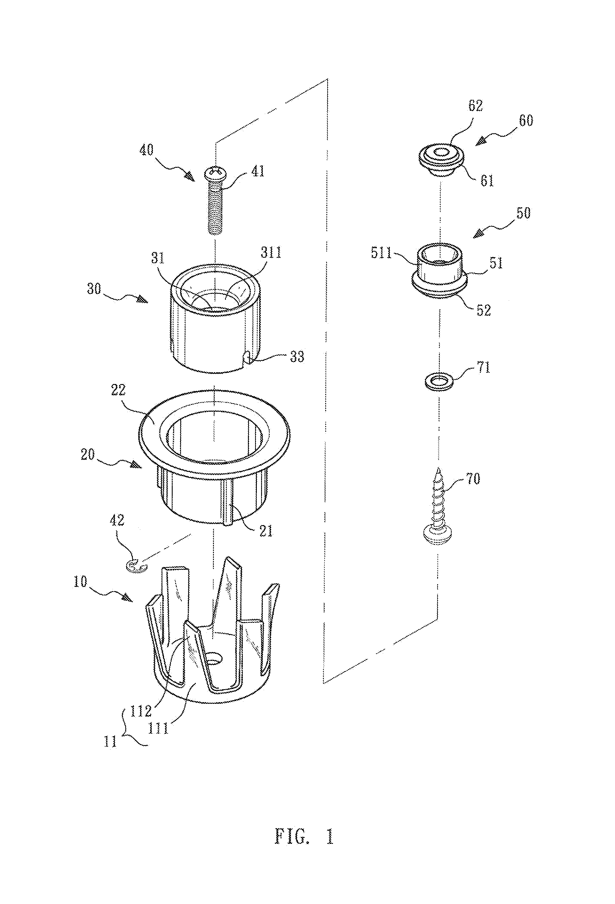 Fastening device