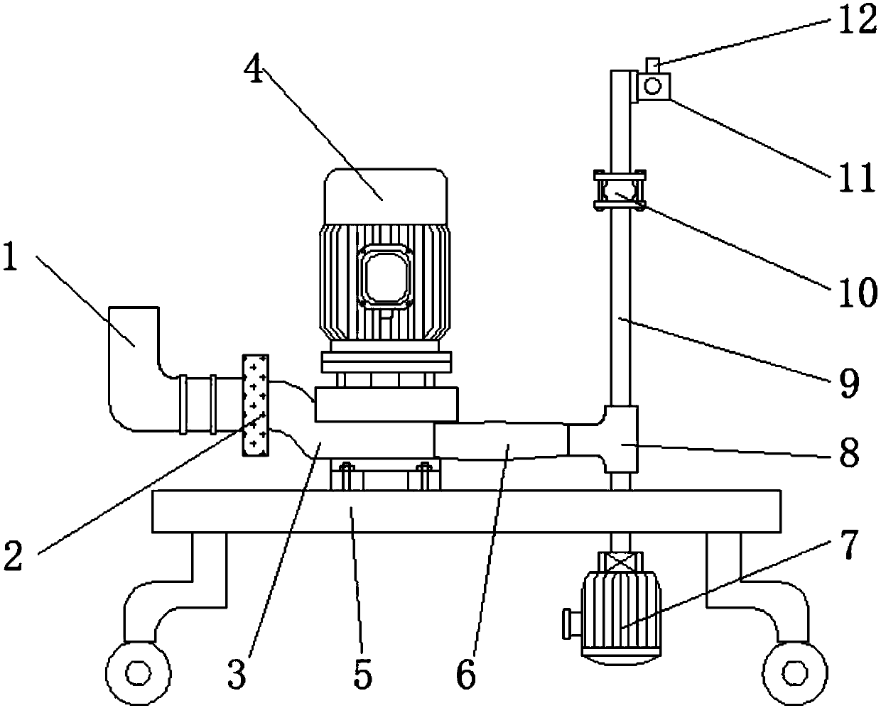 Agricultural irrigation device with water saving function