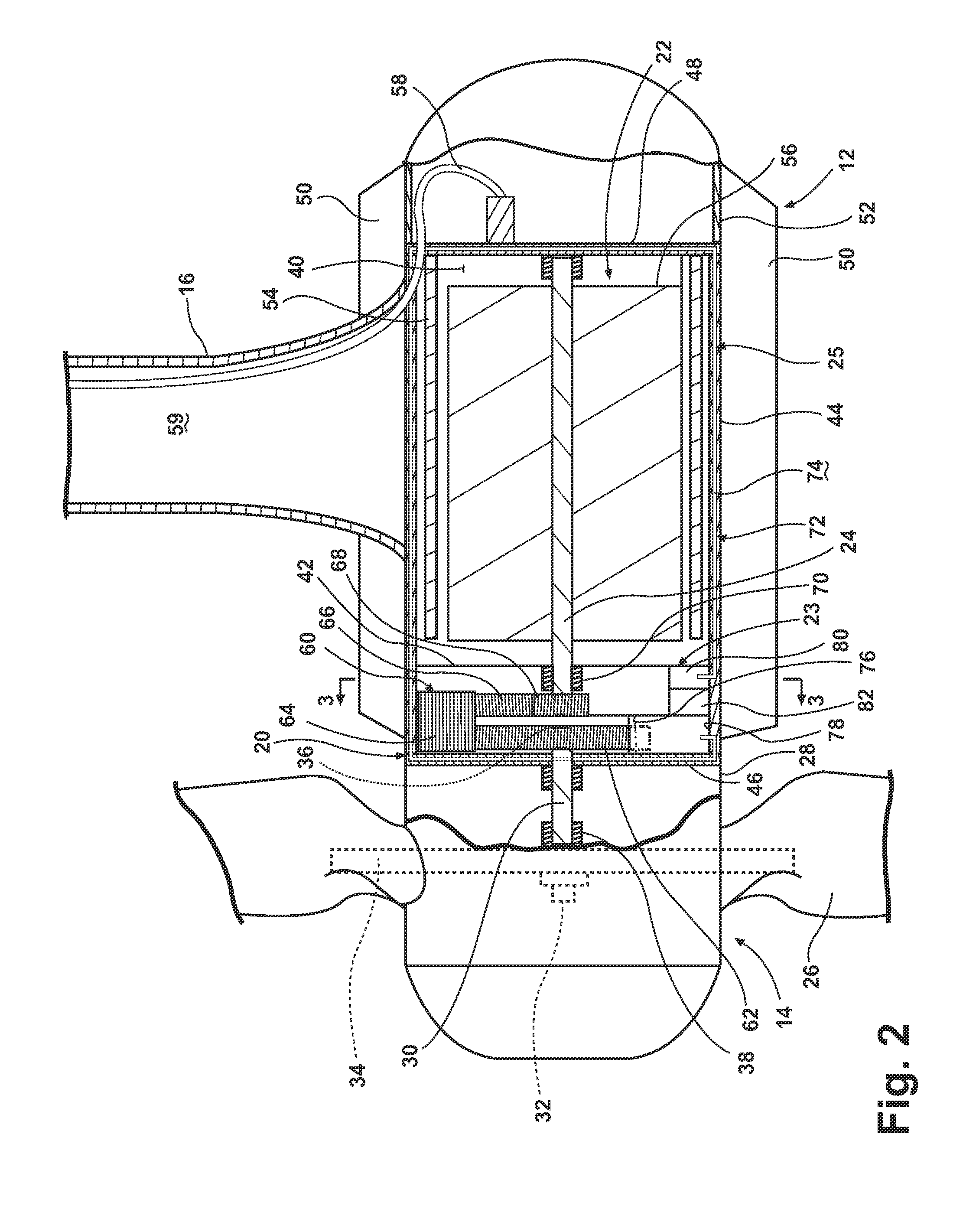 Ram air turbine with integrated heat exchanger