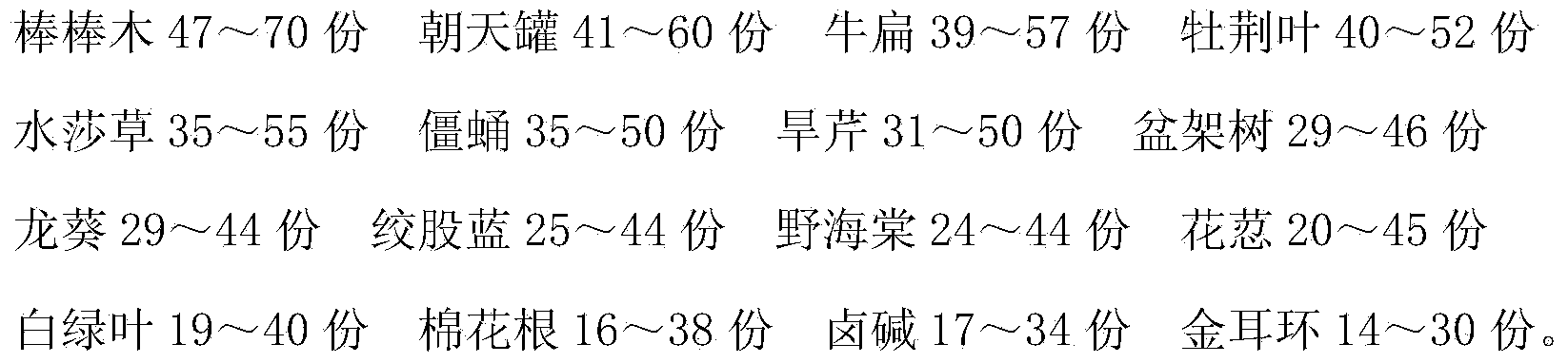 Traditional Chinese medicine preparation for treating chronic bronchitis and preparation method thereof