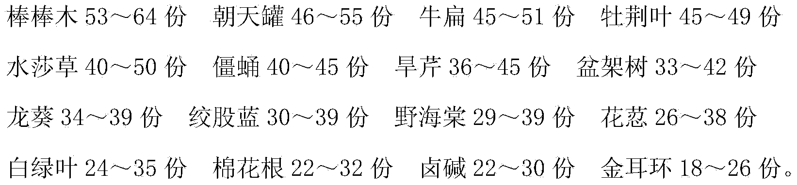 Traditional Chinese medicine preparation for treating chronic bronchitis and preparation method thereof