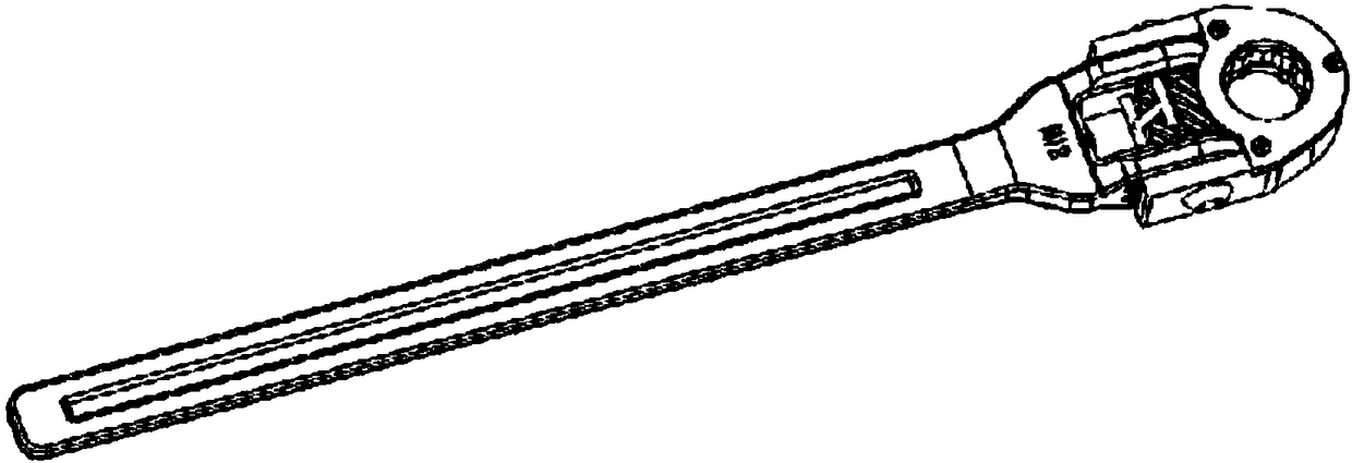 Quick tightening wrench applied to interlocking double nuts