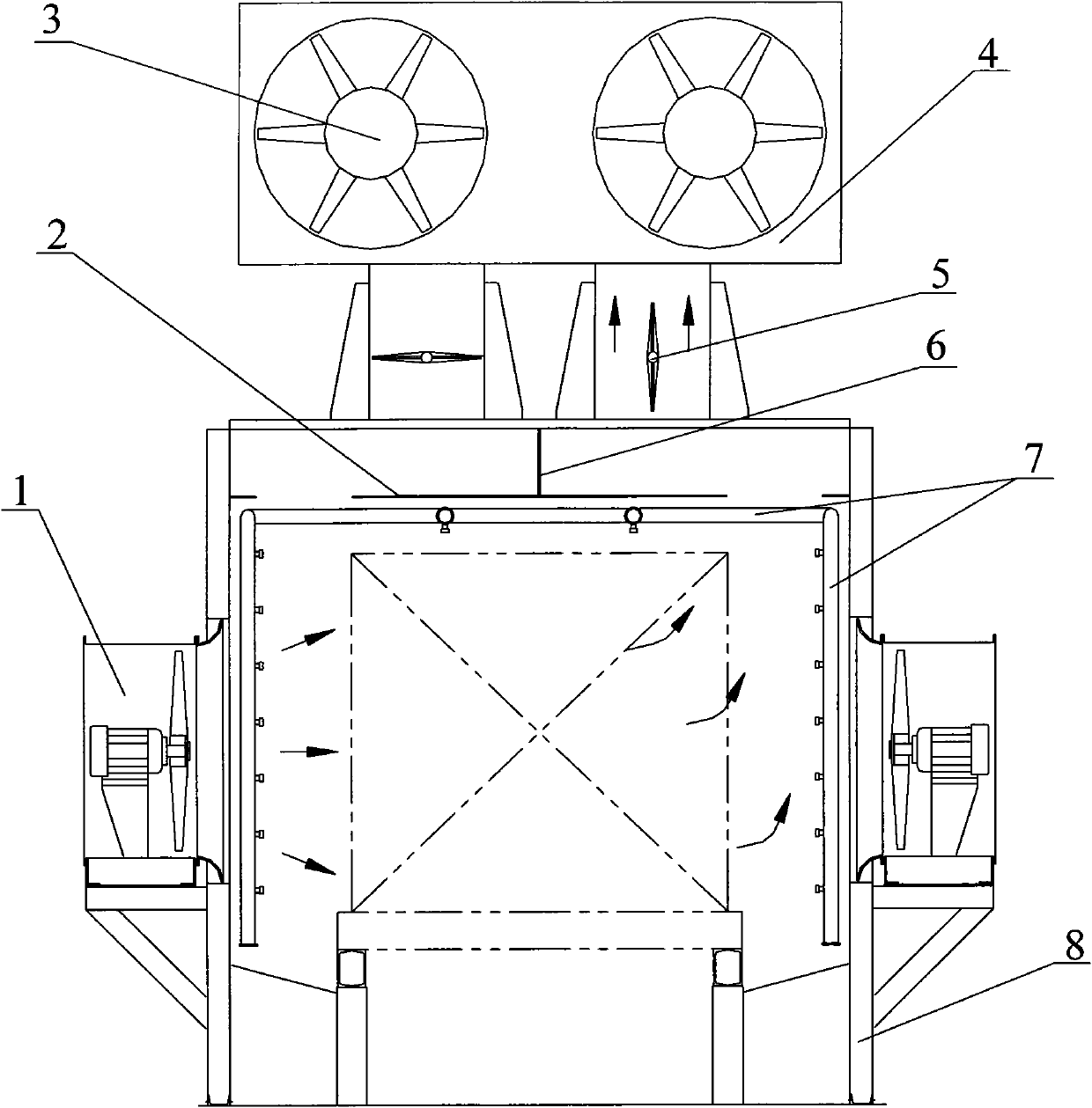 Equipment for quickly cooling aluminum material