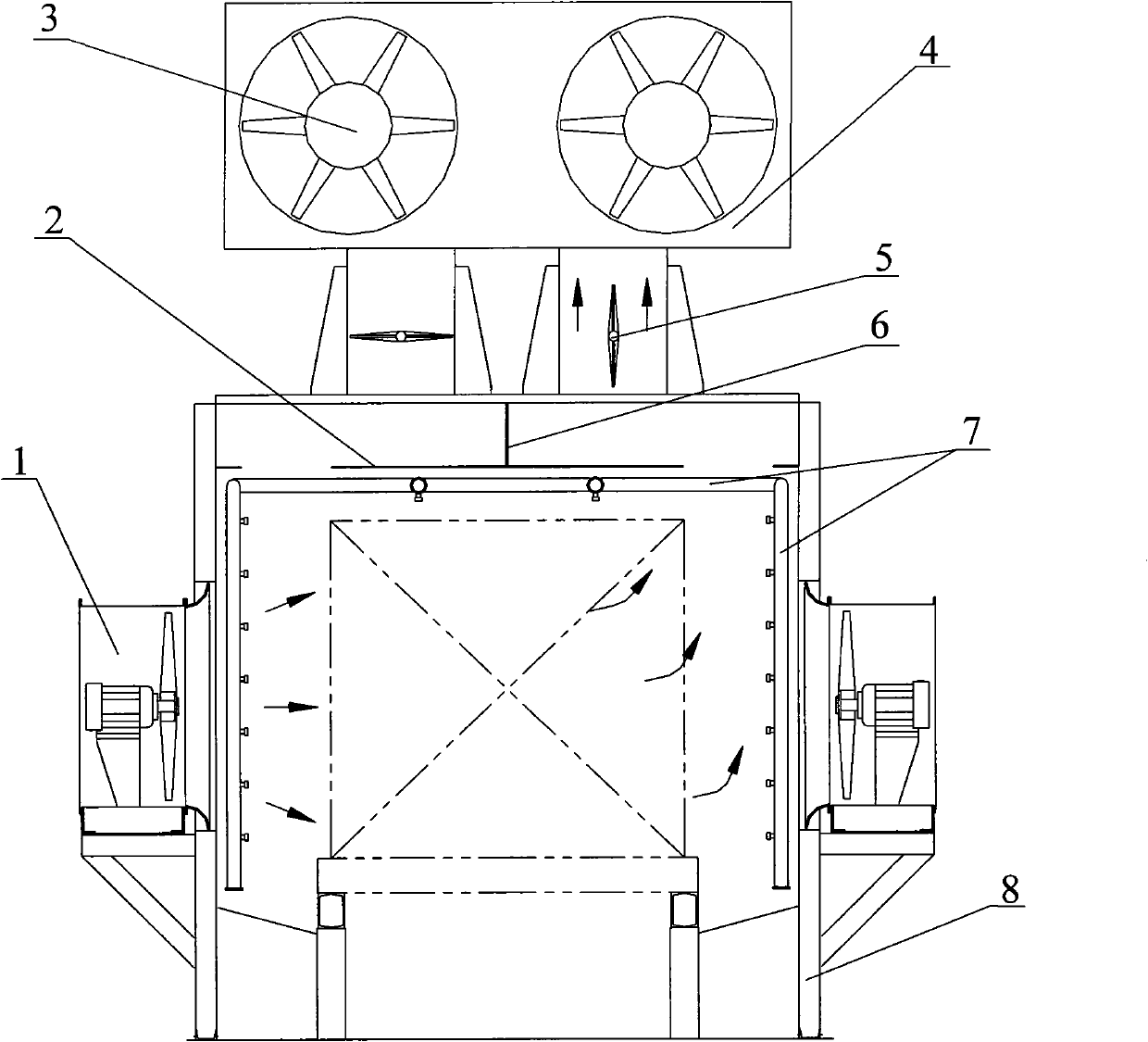 Equipment for quickly cooling aluminum material