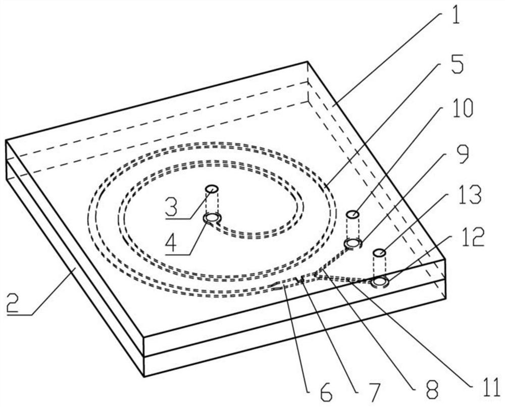 Micro-fluidic chip and method for sorting micro-nano particles through inertia turbulent flow