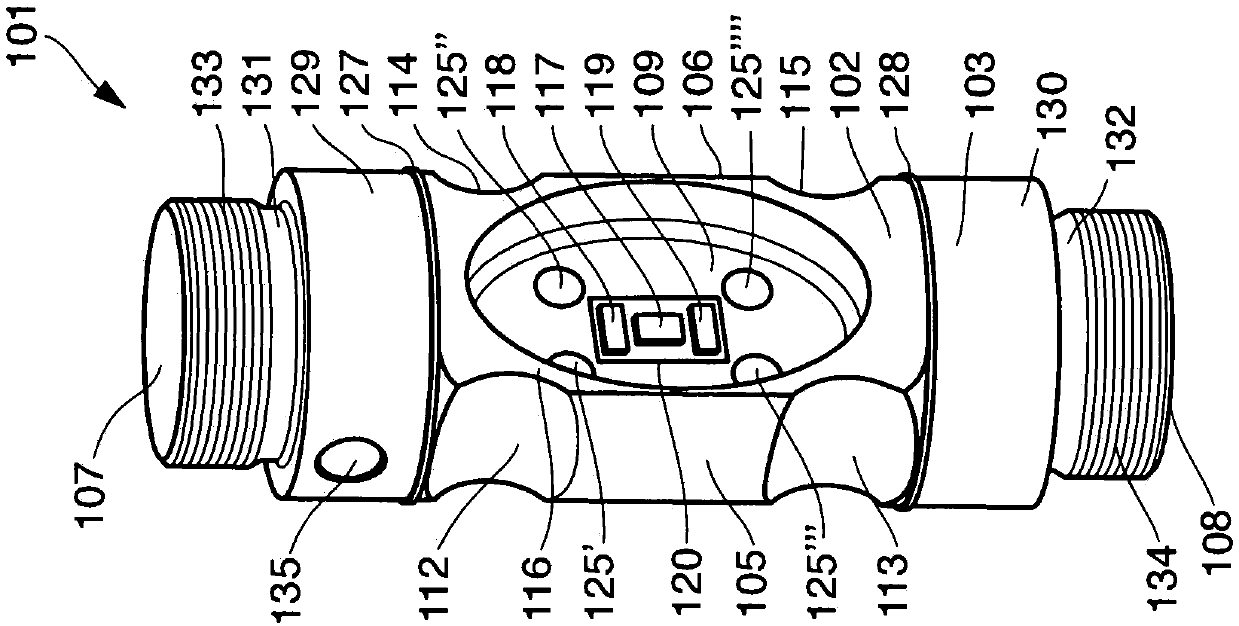 Rod force sensor with simplified adjustment