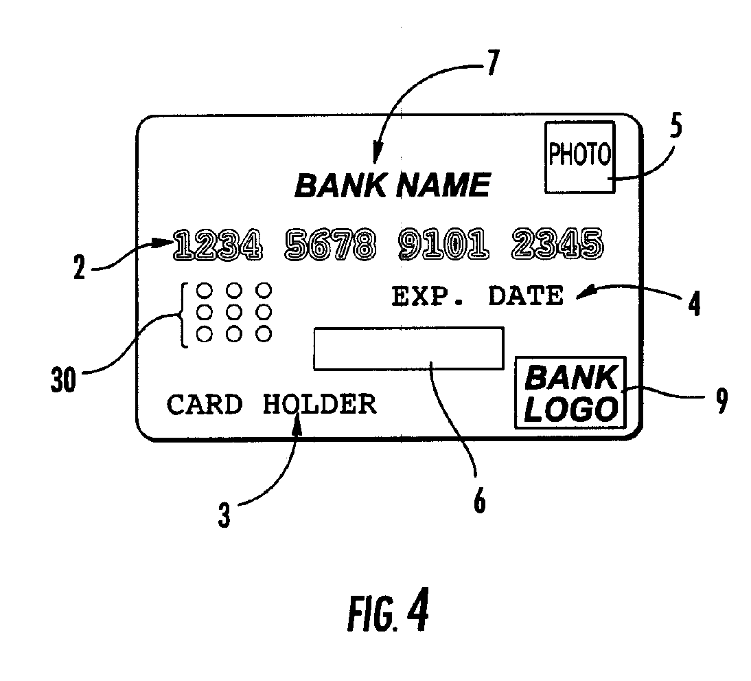 One-time password credit/debit card