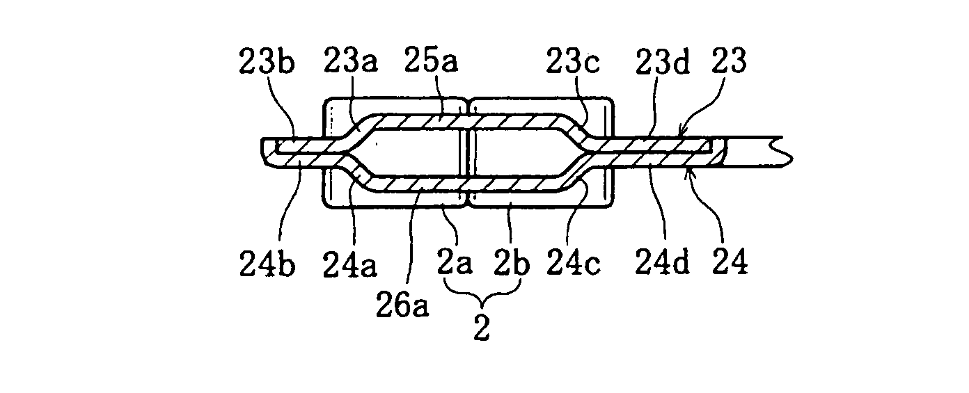 Support structure carrying thrust load of compressor and thrust needle roller bearing