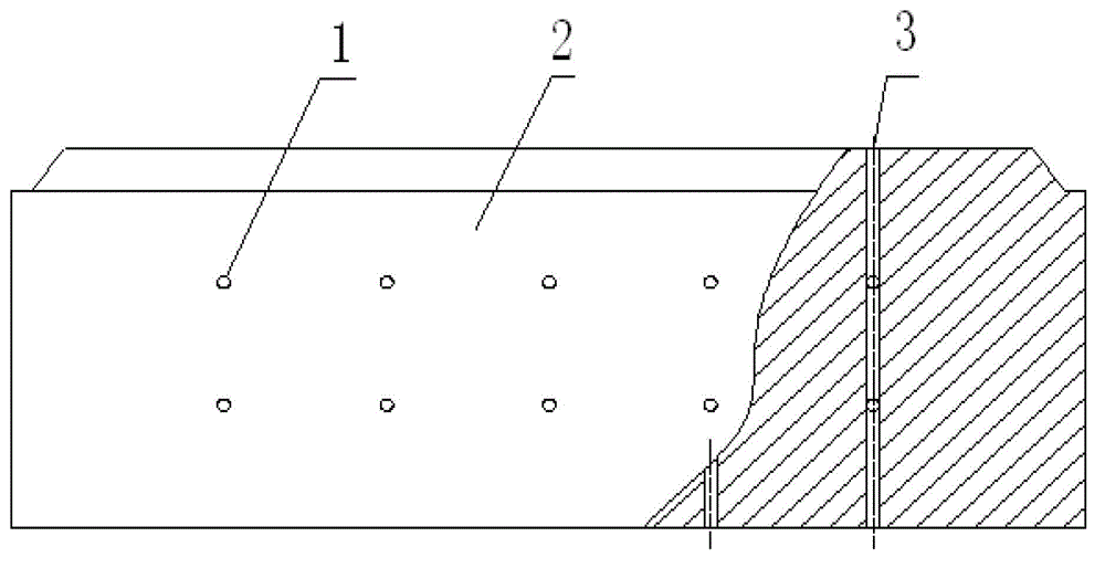 Lateral gas guide anode structure for aluminum electrolysis