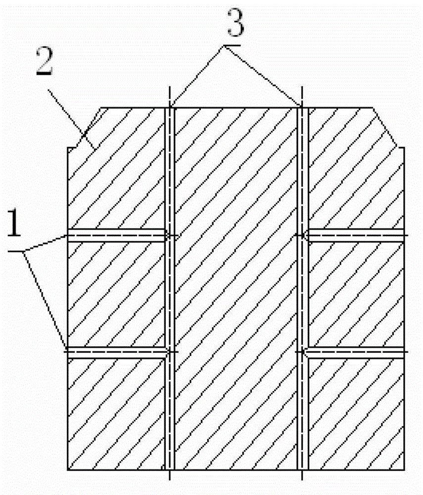 Lateral gas guide anode structure for aluminum electrolysis