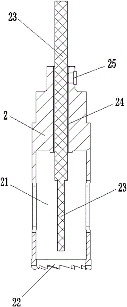 Interlayer structure core board bonding strength sampling and testing tool