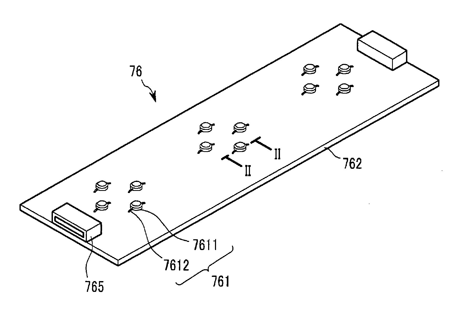 Light emitting diode module, backlight assembly and display device provided with the same