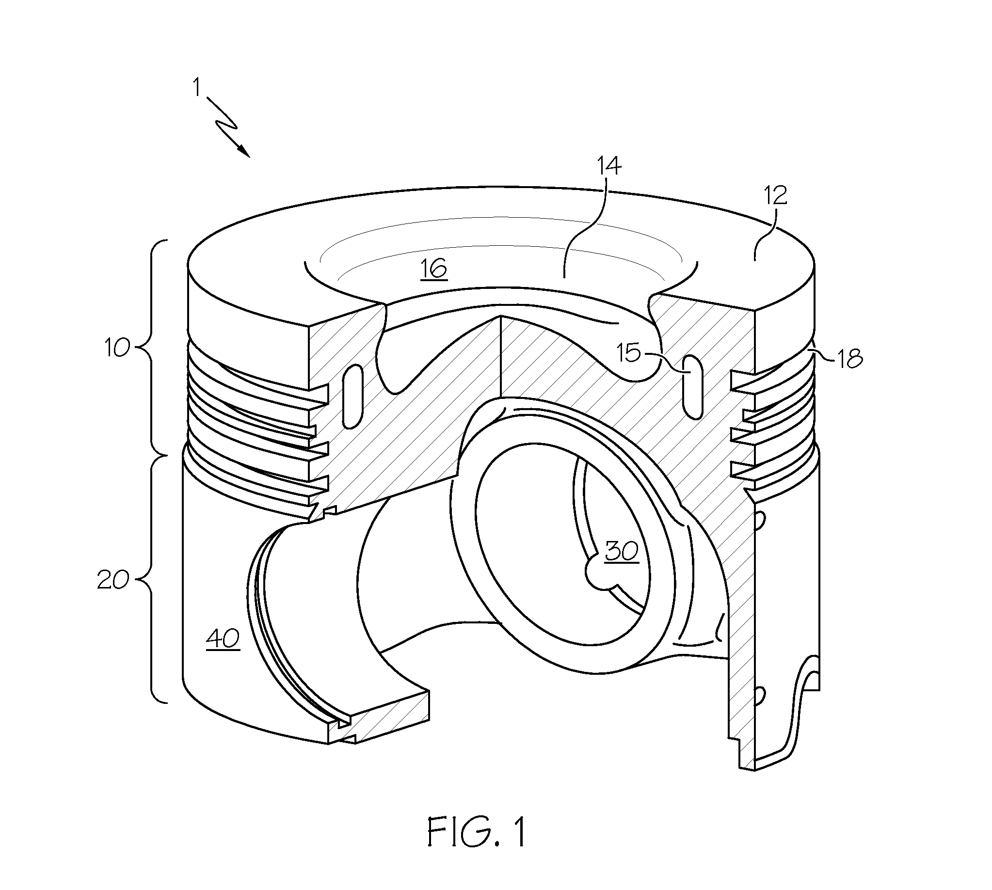 Sand Casting An Aluminum Diesel Piston With An As-Cast, Reentrant Combustion Bowl For Light Or Medium Duty Diesel Engines