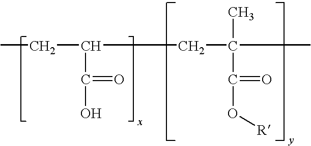 Acrylate adhesive composition with water-resistant adhesive properties