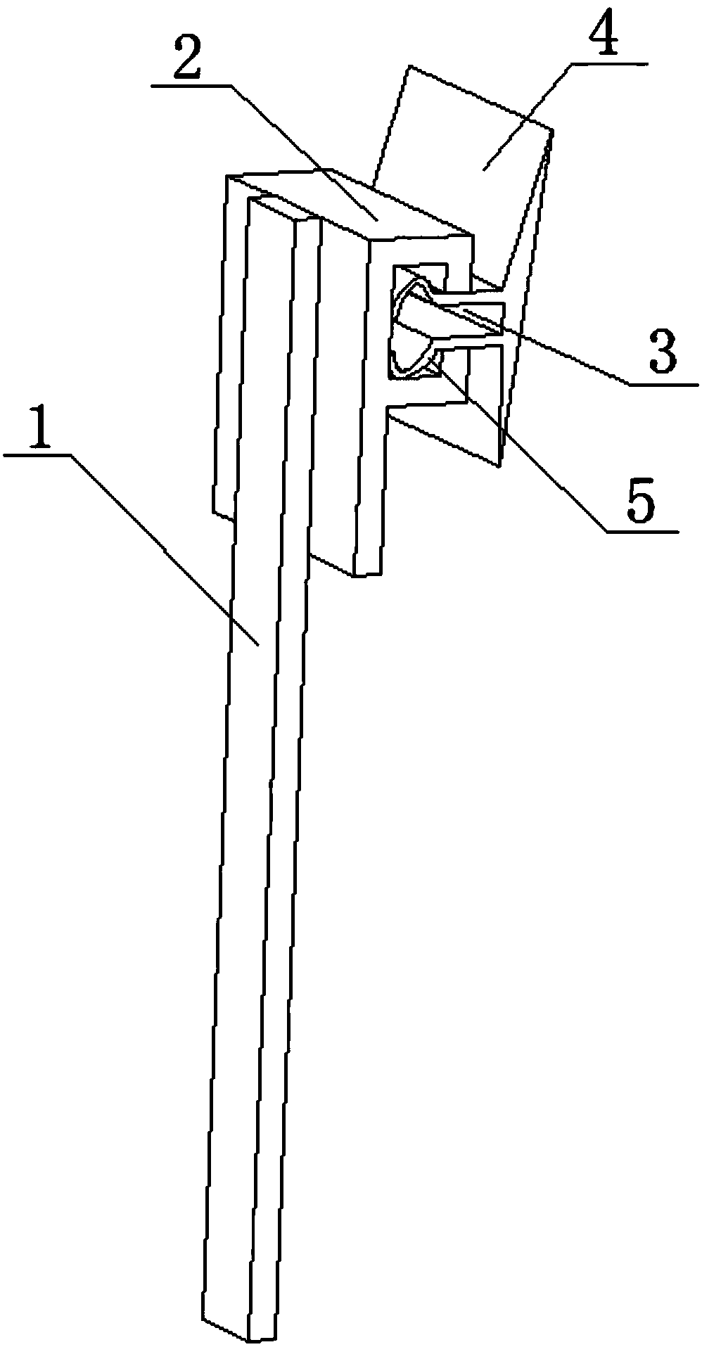 A passenger car glass caulking and scraping tool