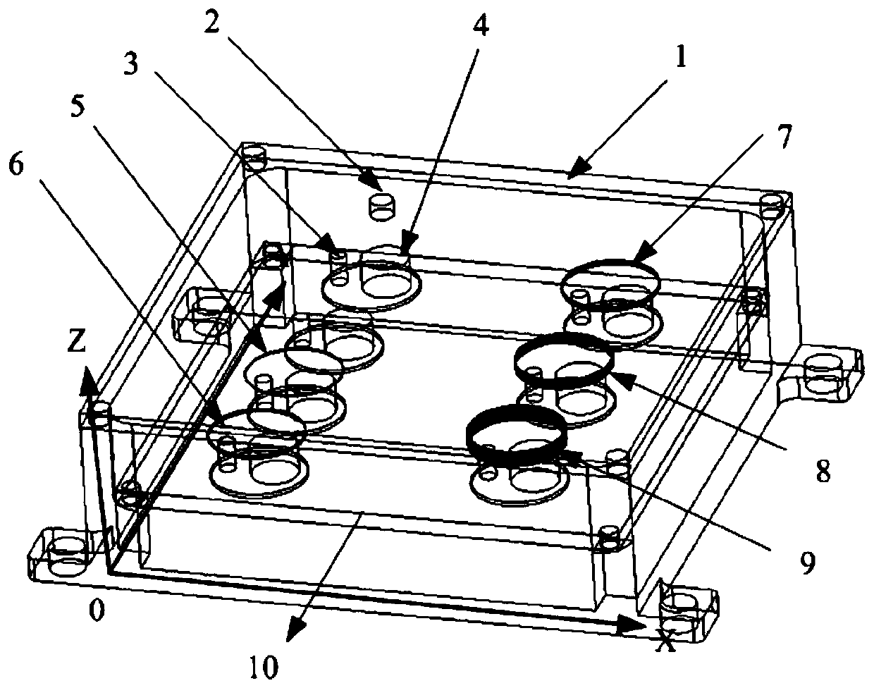 Detection device of on-orbit radiation risk of spacecraft