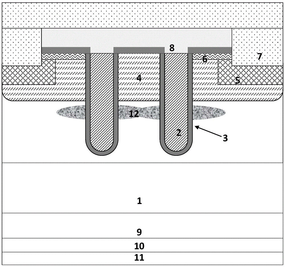 Method for forming IGBT (insulated gate bipolar transistor) charge storage layer and charge storage type IGBT