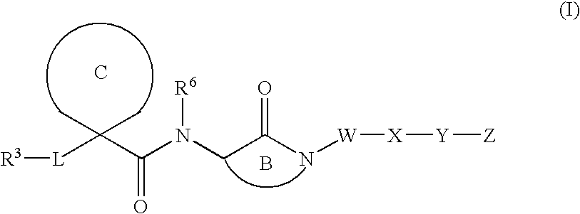 Cyclic malonamides as inhibitors of A-beta protein production