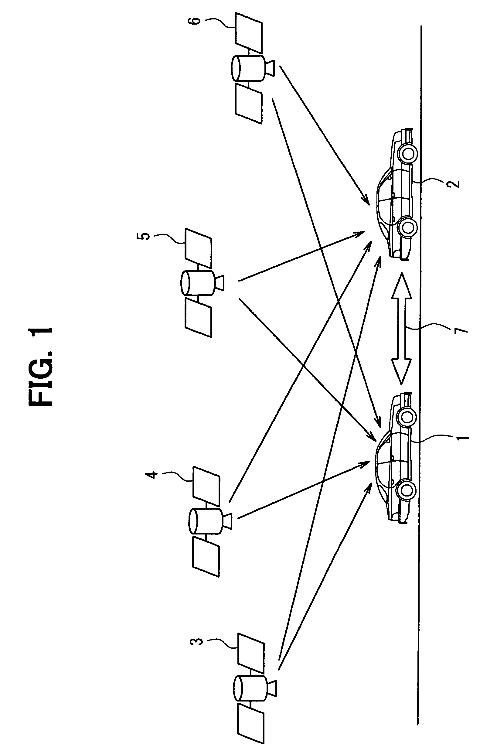 Relative inter-vehicle position calculation apparatus, transmission apparatus and program for same