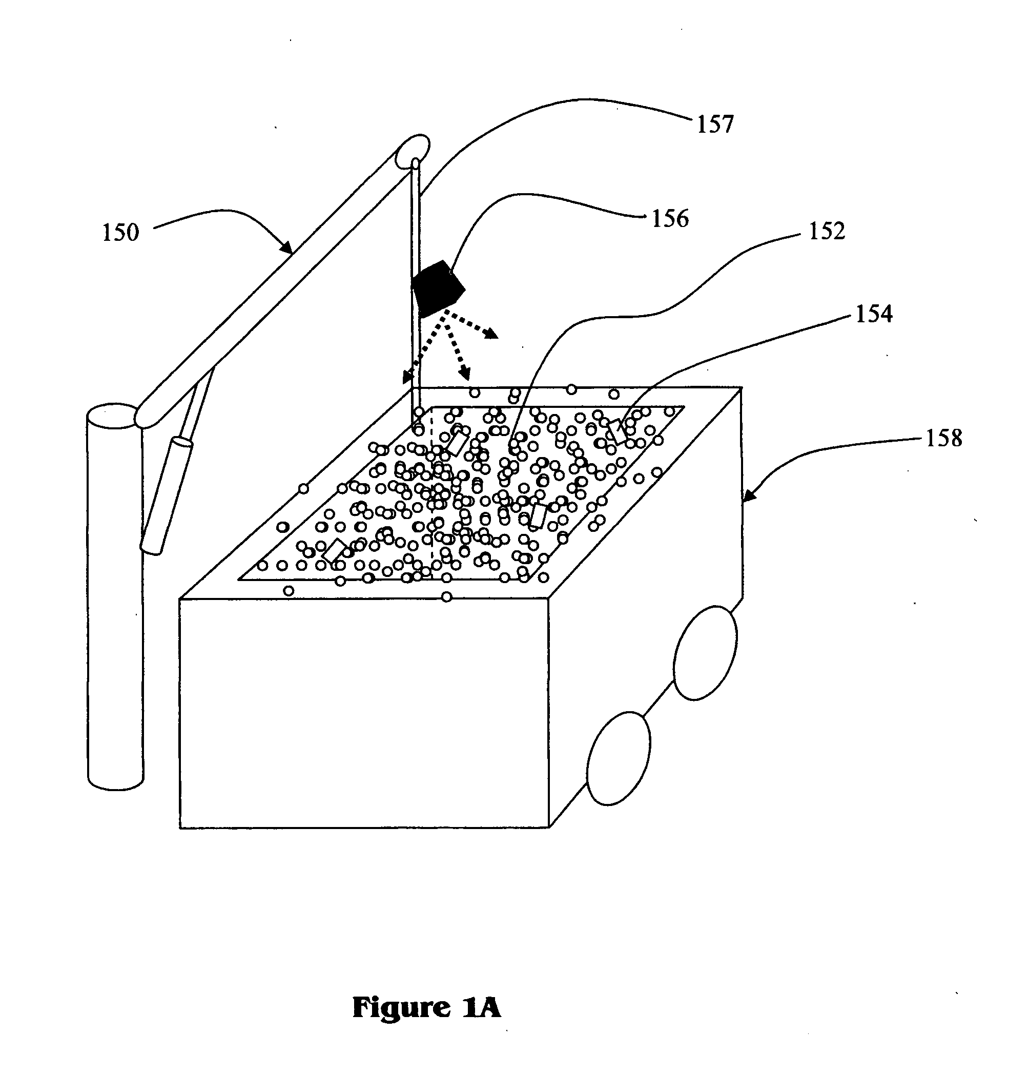 System, apparatus and method for marking and tracking bulk flowable material