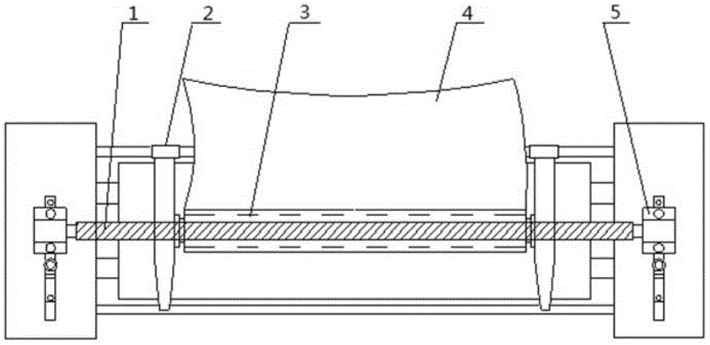 Winding device for preventing pressing folds of textile fabric and operating method of winding device