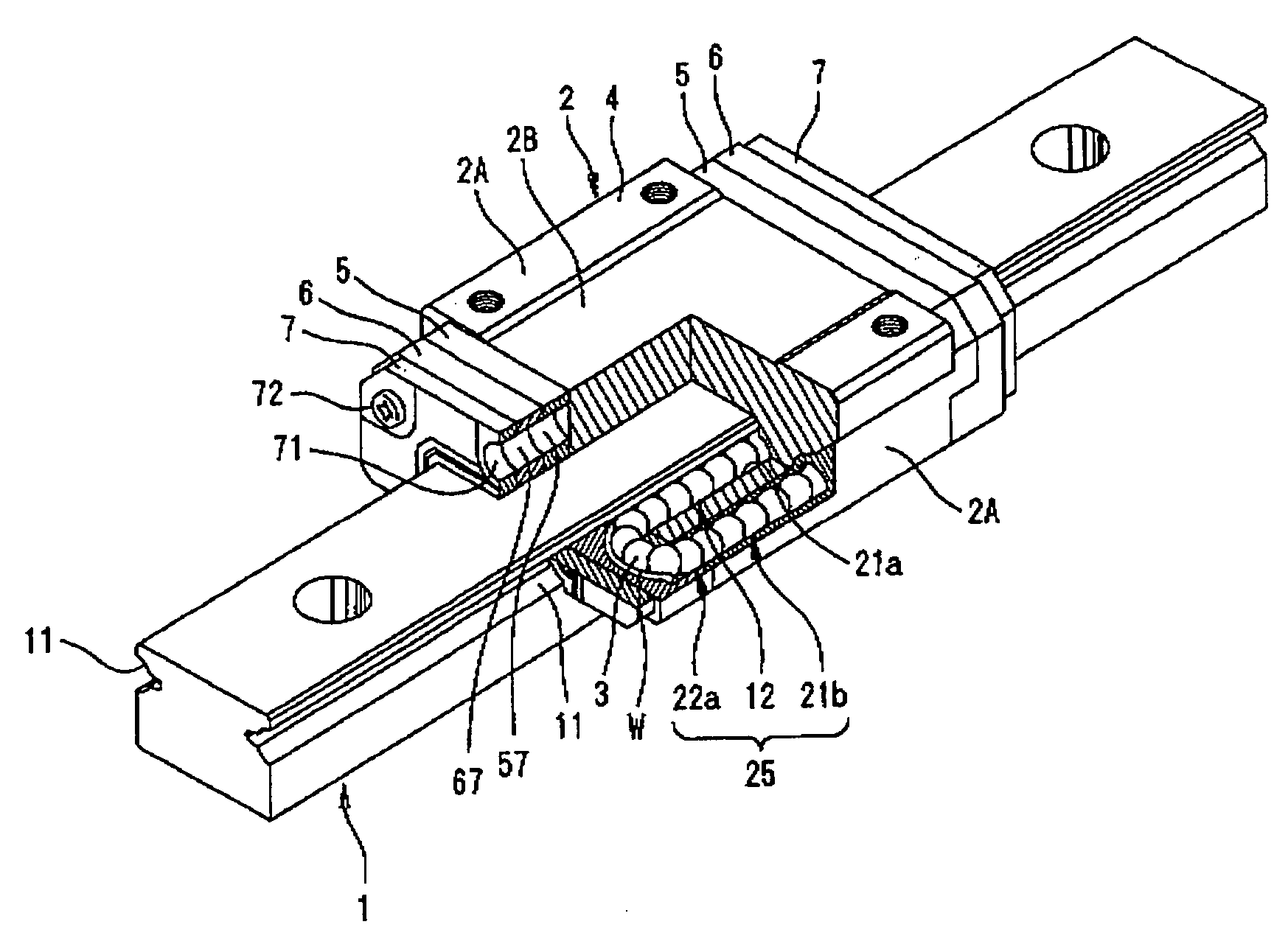 Linear guide apparatus