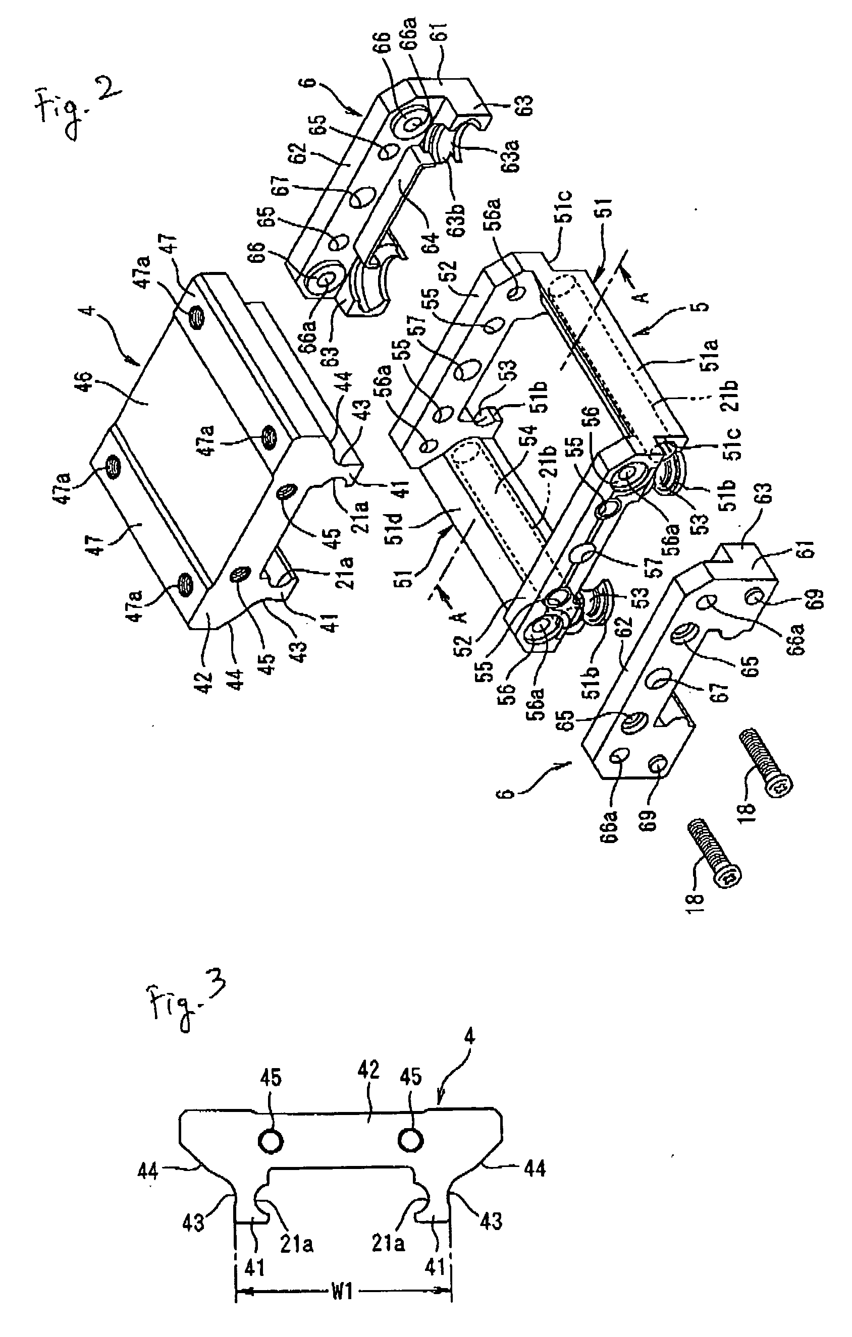 Linear guide apparatus