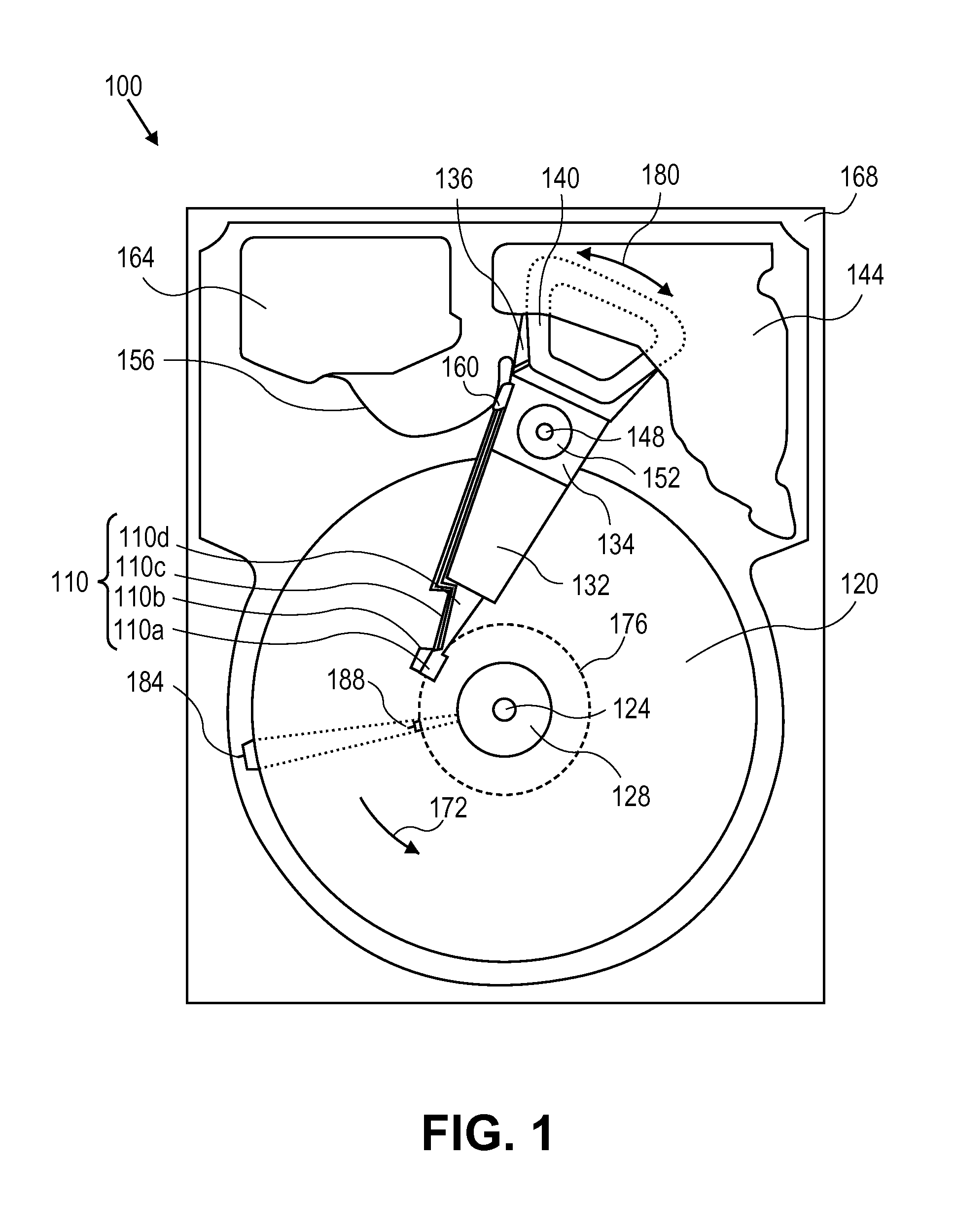 Magnetic storage device with humidity control device incorporating a differentially permeable membrane