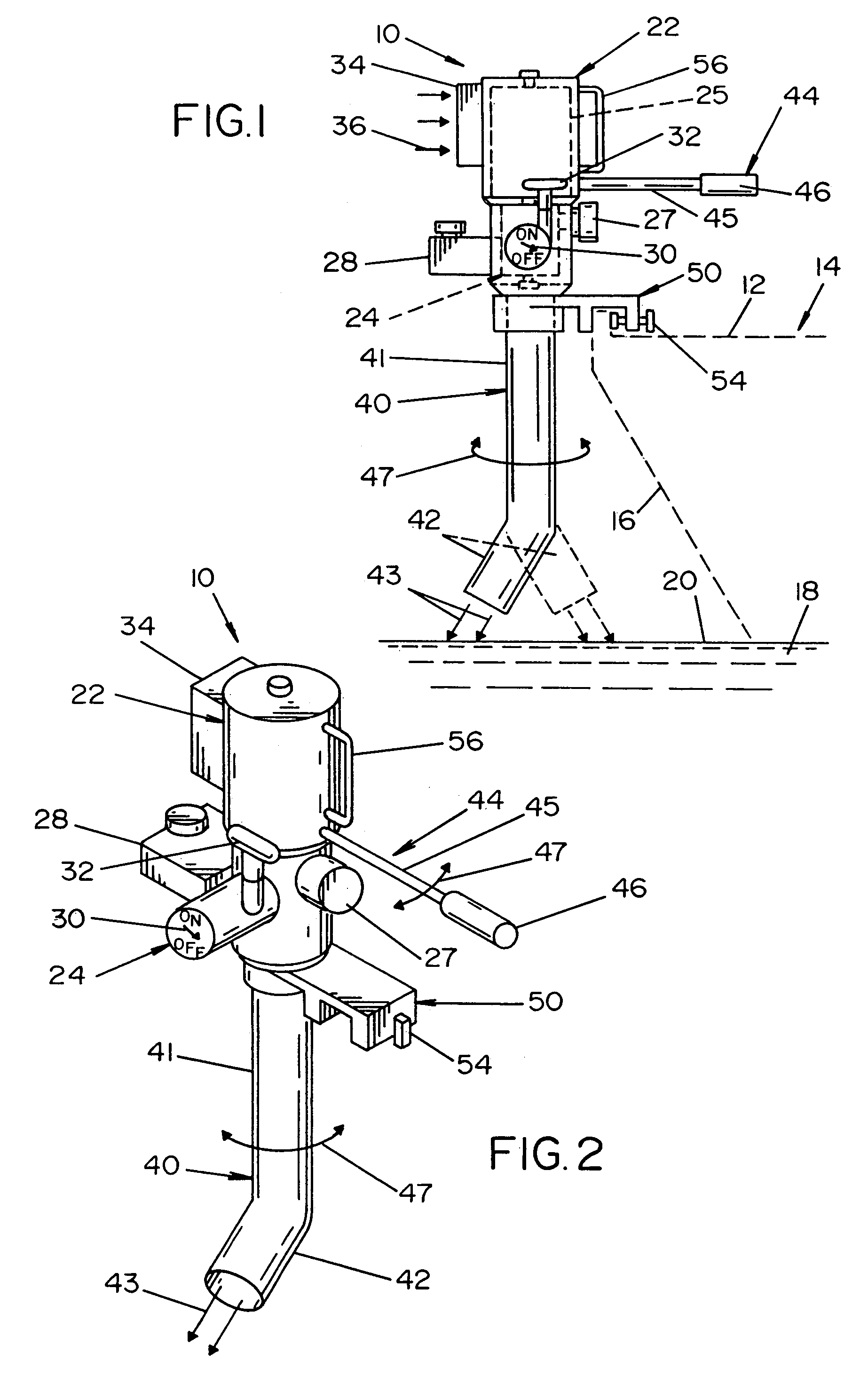 Portable bow thruster for small boats