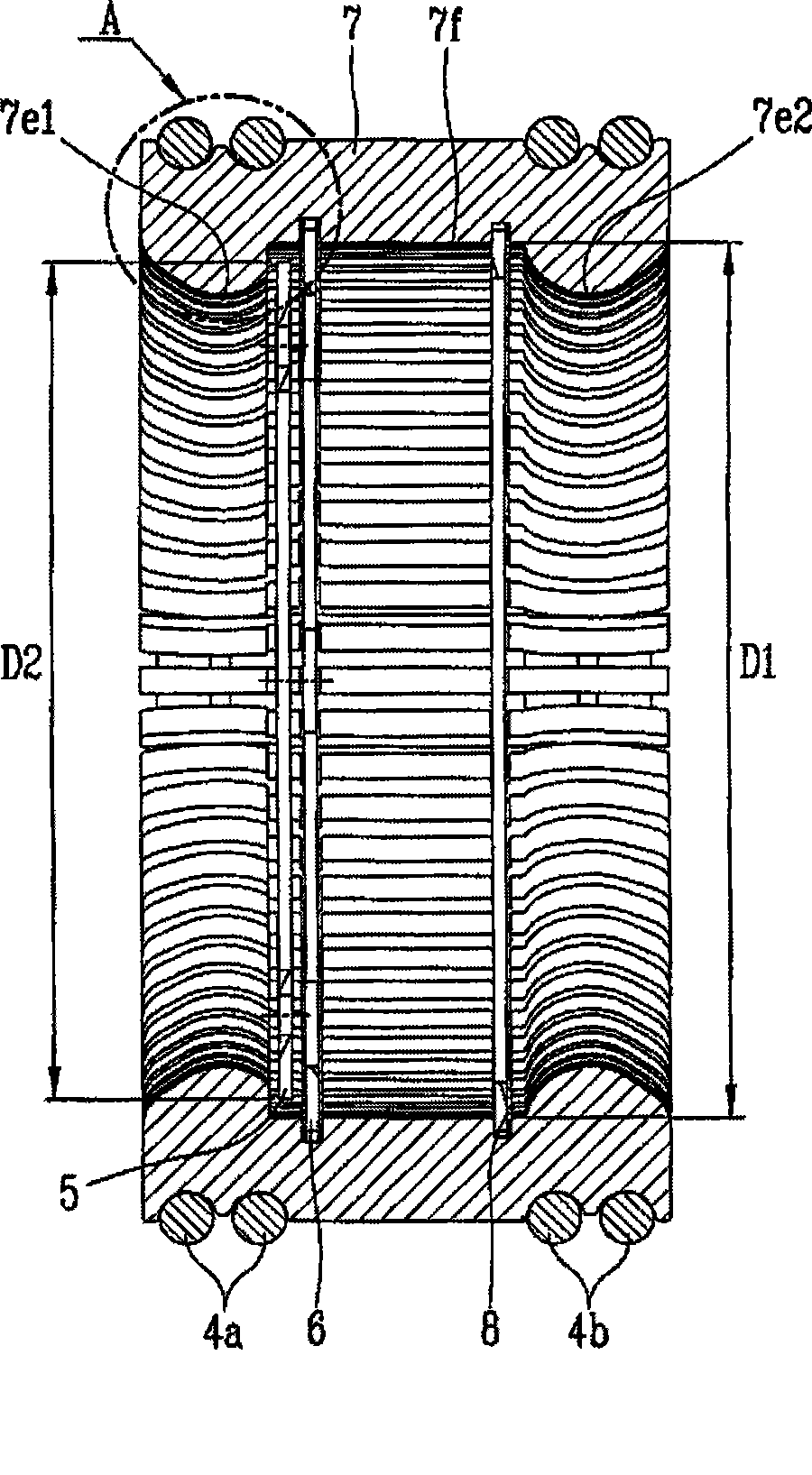 Contactor component of vacuum breaker