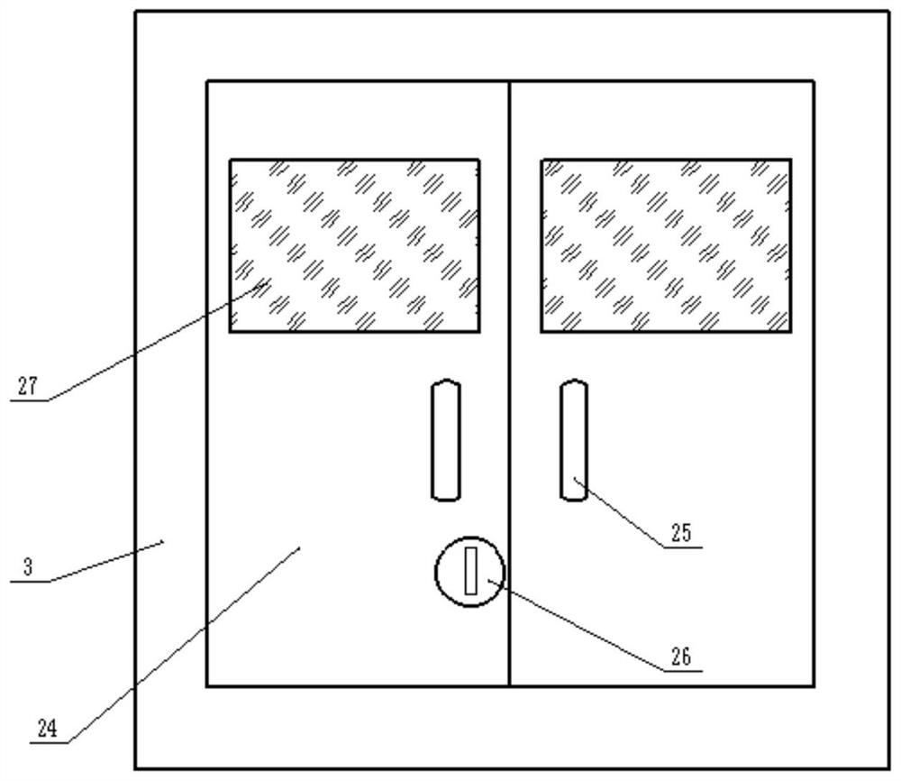 Safe damp-proof and rust-proof power distribution cabinet for power equipment