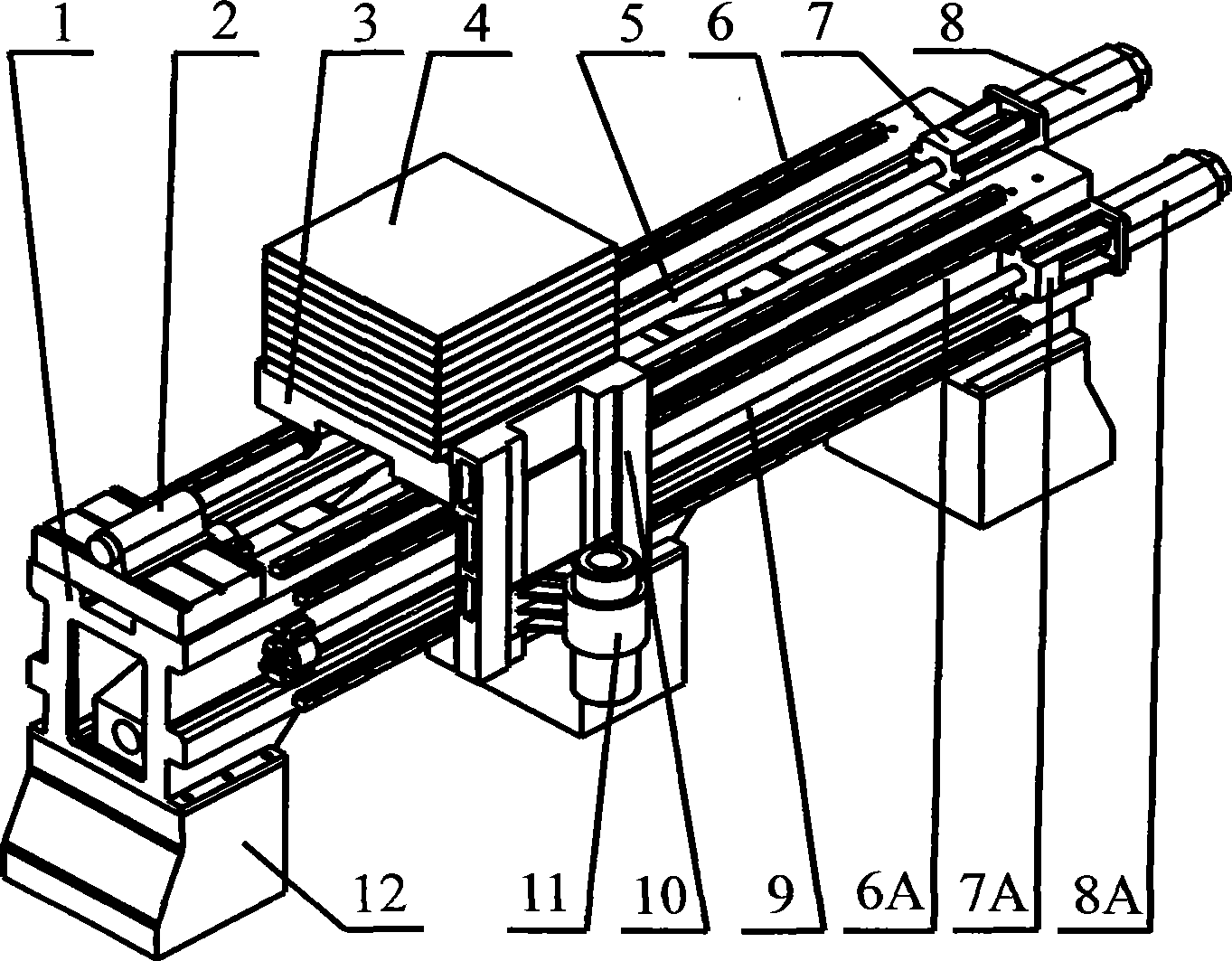 Device and method for testing accurate servo linear drive system performance