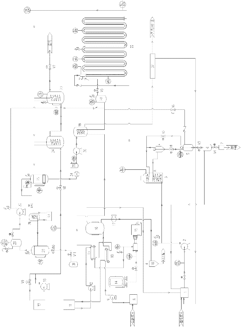 Supercritical water oxidization treatment system for high-salinity organic waste water