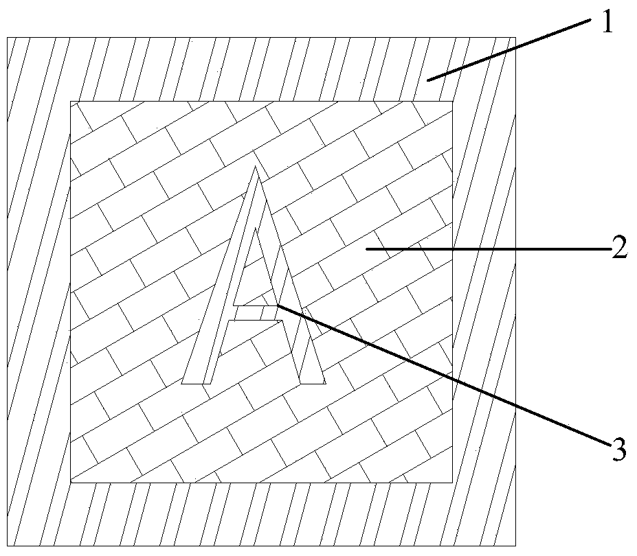 Magnetic orientation pattern and preparation method thereof